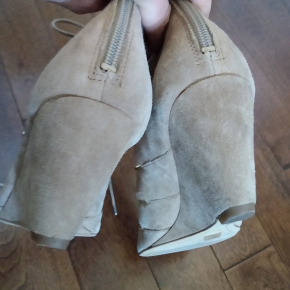 Sam Edelman caged lace-up wedge heels sandals - Picture 3 of 6